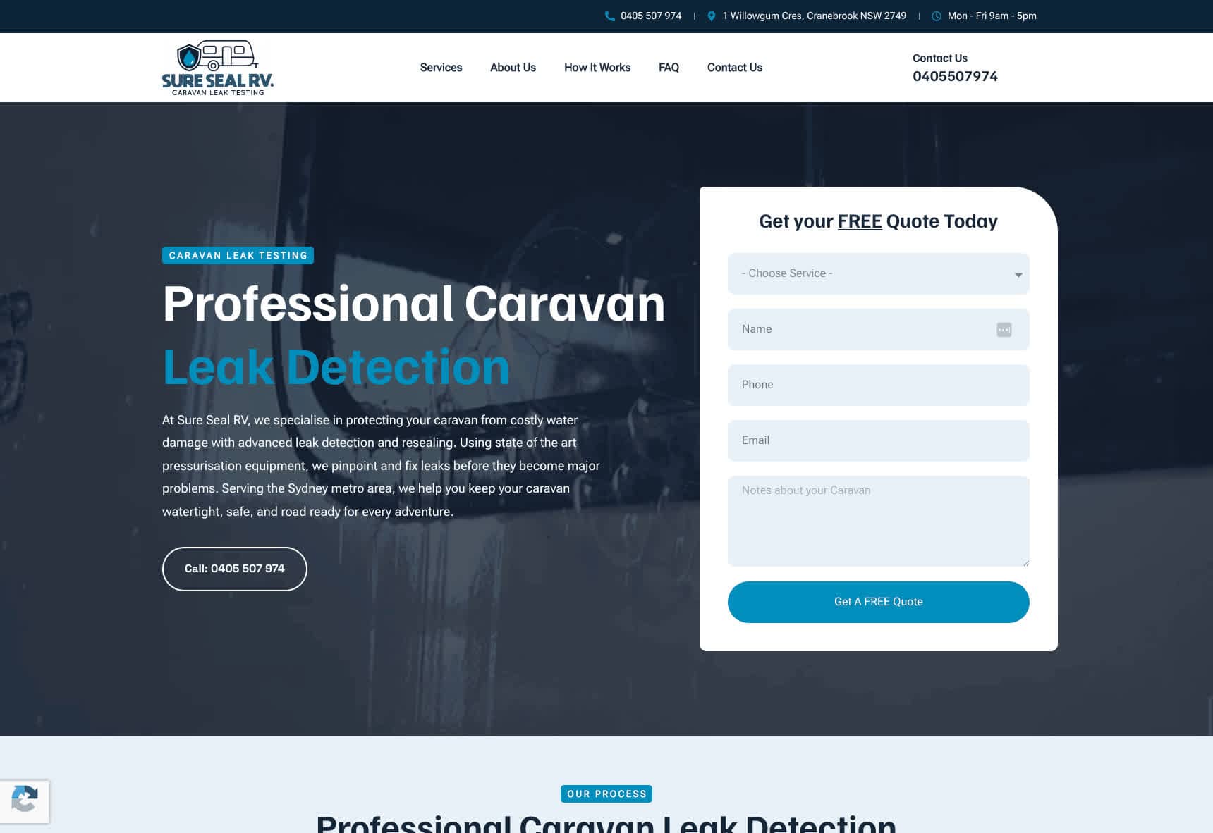 Sure Seal RV website