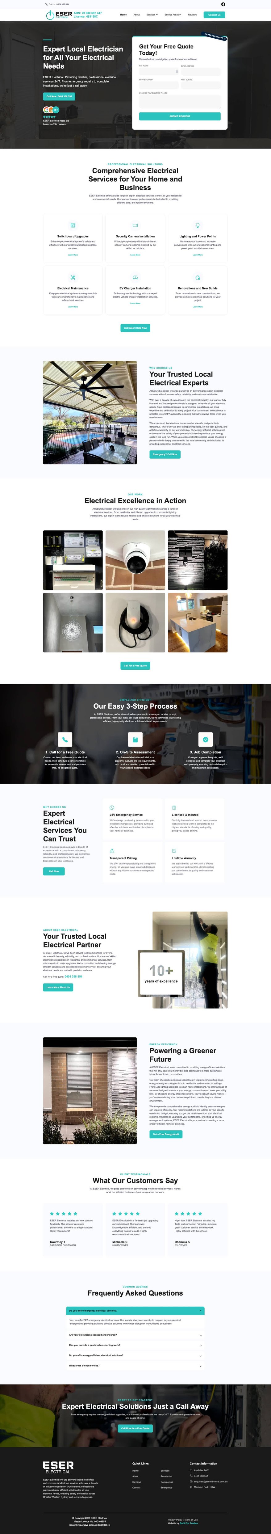 ESER Electrical website