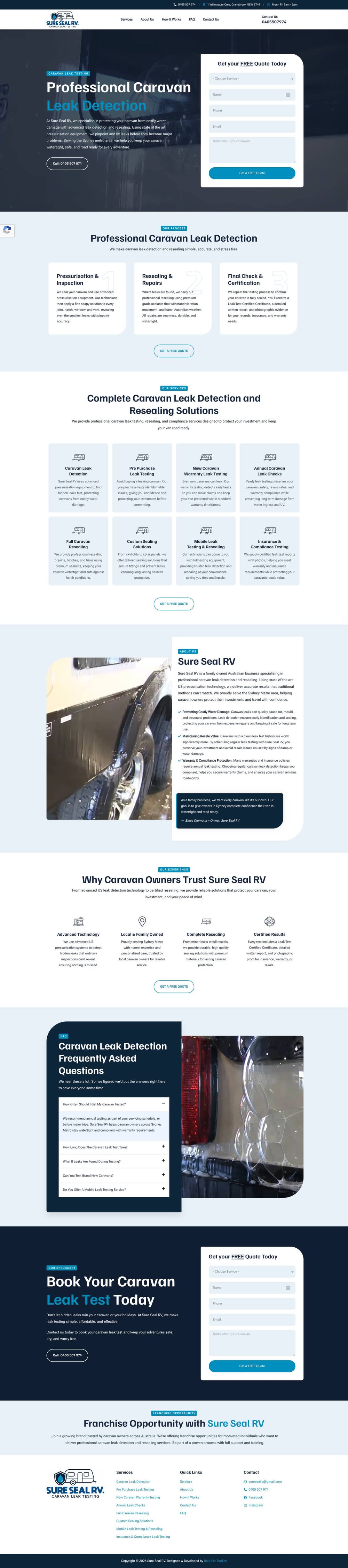 Sure Seal RV website